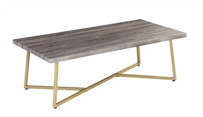 Table basse carrée en métal