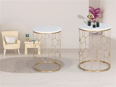 Ensembles de tables basses rondes/ensembles de tables basses rondes modernes