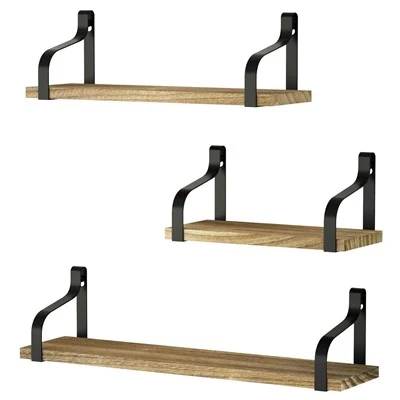 Étagère murale simple en bois