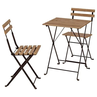 Table et chaises de jardin d'extérieur imperméables