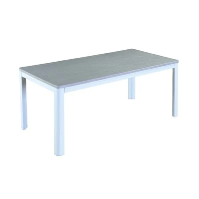 Table basse carrée blanche